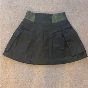 Nanette Lepore high waisted army skirt